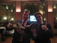 Espanjalaiset olivat tyytyväisiä Reinojen voittajia.